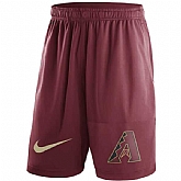 Men's Arizona Diamondbacks Nike Red Dry Fly Shorts
